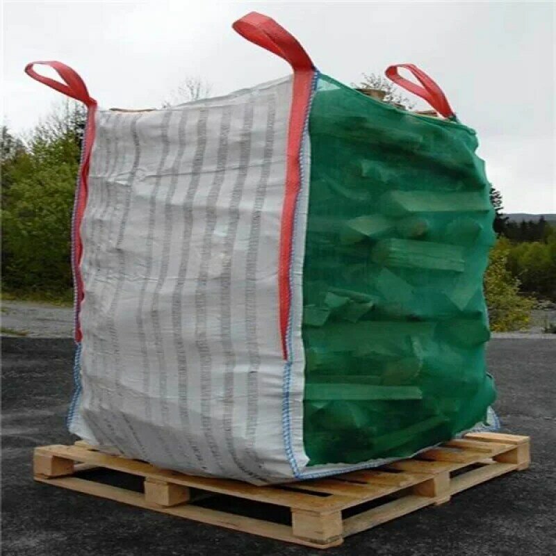 Customized product、Good Selling Custom Breathable 1500Kg 1000kg 1 Ton Recycle Ventilated Crops Firewood Packaging Big Mesh Bags