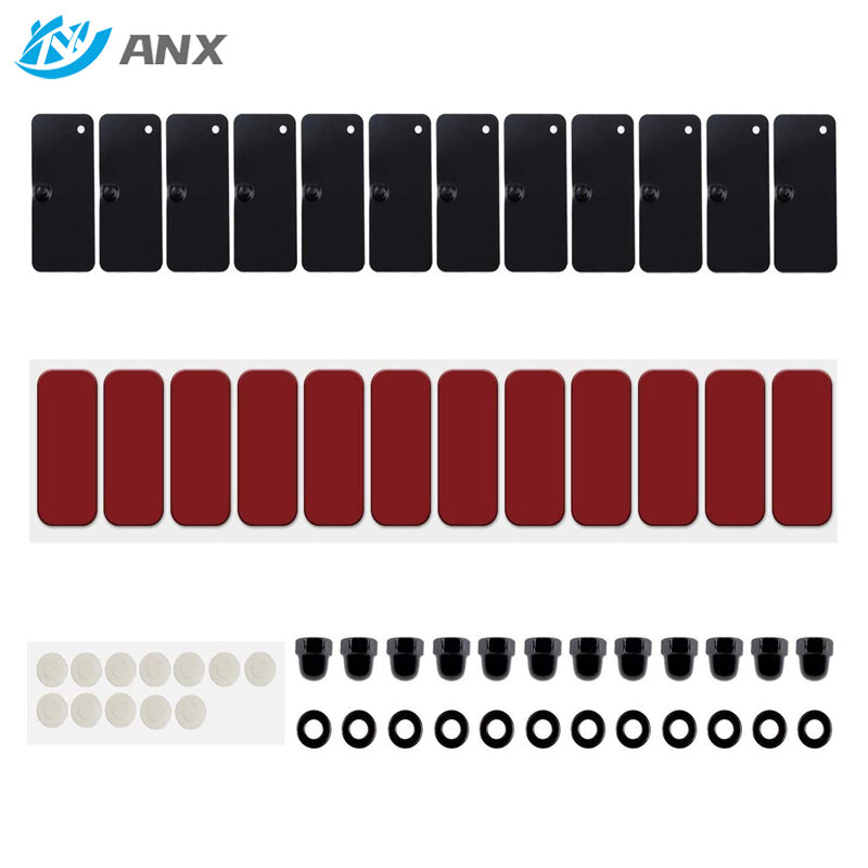 ANX for Ford Mustang Dodge Challenger and Camaro Rear Window Louvers Scoop Louver Installation Hardware Accessories Wiper Motor