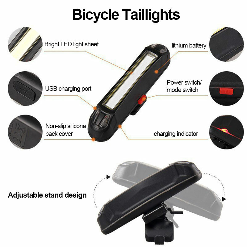 Feu avant LED T6 1000lm, Rechargeable par USB, pour vtt, vélo, bicyclette, cyclisme, Scooter