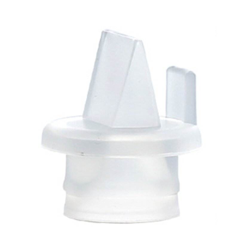 Duckbill-手動電動搾乳器,背もたれの保護と乳房のための透明なシリコンポンプ,1個