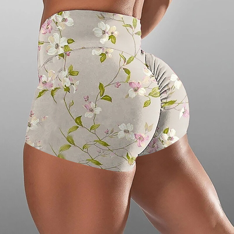 Spodenki sportowe damska Y2k lato 2024 nowa moda na co dzień wysoki stan z nadrukiem seksowny, obcisły nadające się krótkie spodnie dla kobiet Streetwear