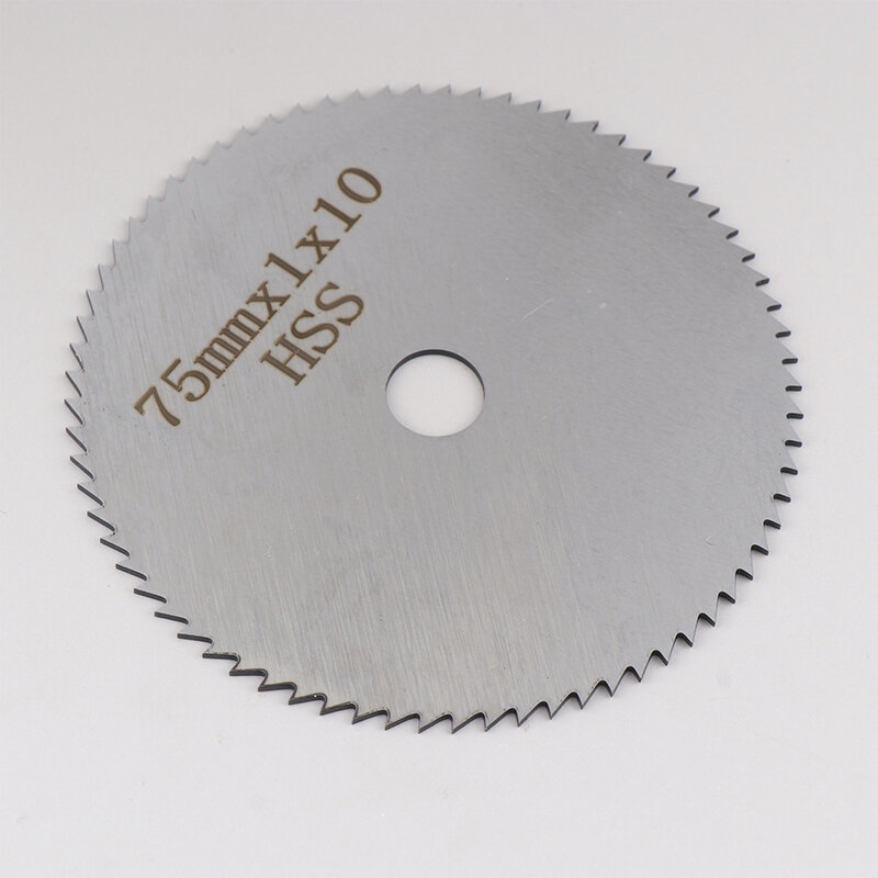 Mini lame de scie circulaire pour bois plastique métal, disque à tronçonner, outils de coupe rotatifs 72 dents, 3 po, 75mm, 1PC