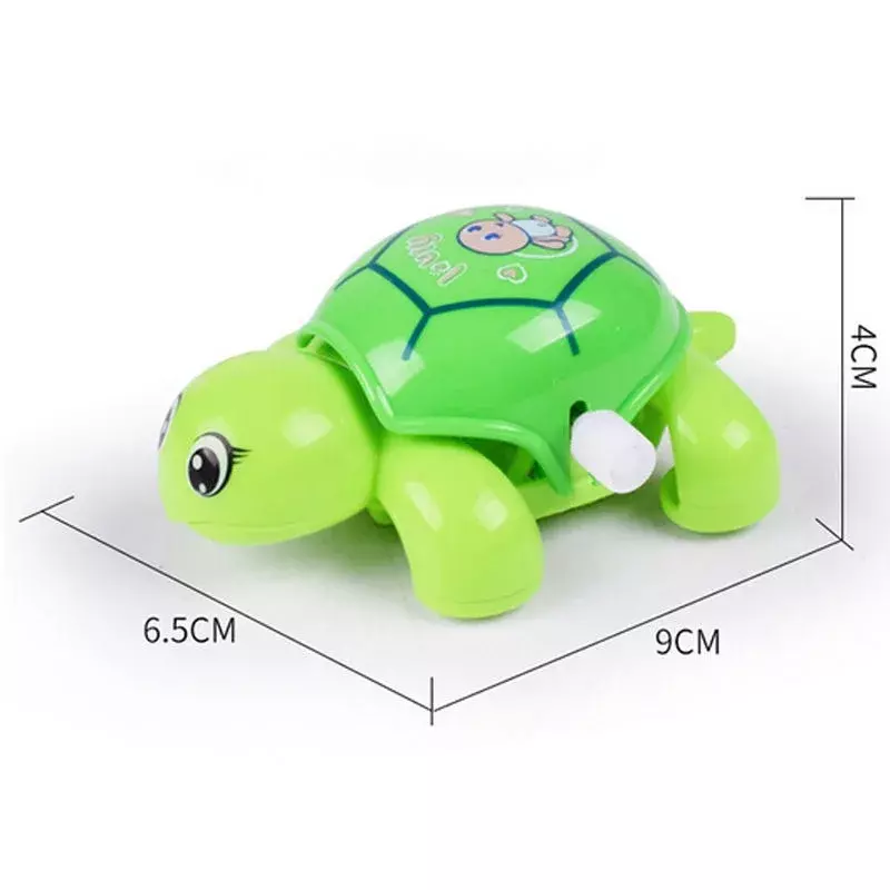 Zabawna kolorowa mechaniczna zabawka dziecko dziecko żółw bieganie mechaniczna zabawka wiosenna dla noworodka nakręcana zabawka dla dzieci prezenty