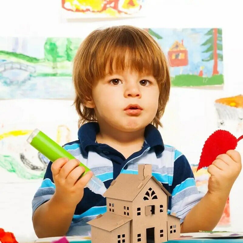 Kit de modèle de chalet fait à la main pour enfants, jouet de maison bricolage, matériel en papier, jouets d'artisanat pour anniversaire, vacances de Noël