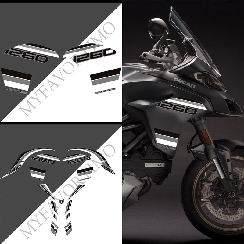 Мотоциклетный топливный масляный комплект, обтекатель для колена, наклейки, накладки на бак для Ducati MULTISTRADA 1260S