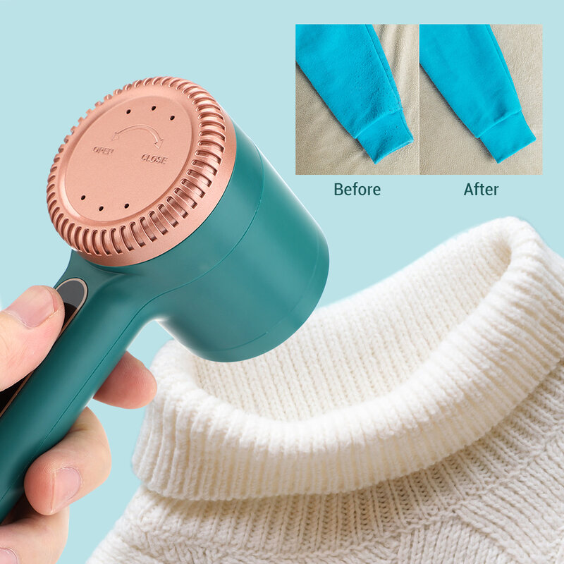 Lint Remover For Clothing Rechargeable Hair Ball Trimmer Fuzz Pellets Clothes Sweater Fabric Shaver Electric Fluff Lint Removers
