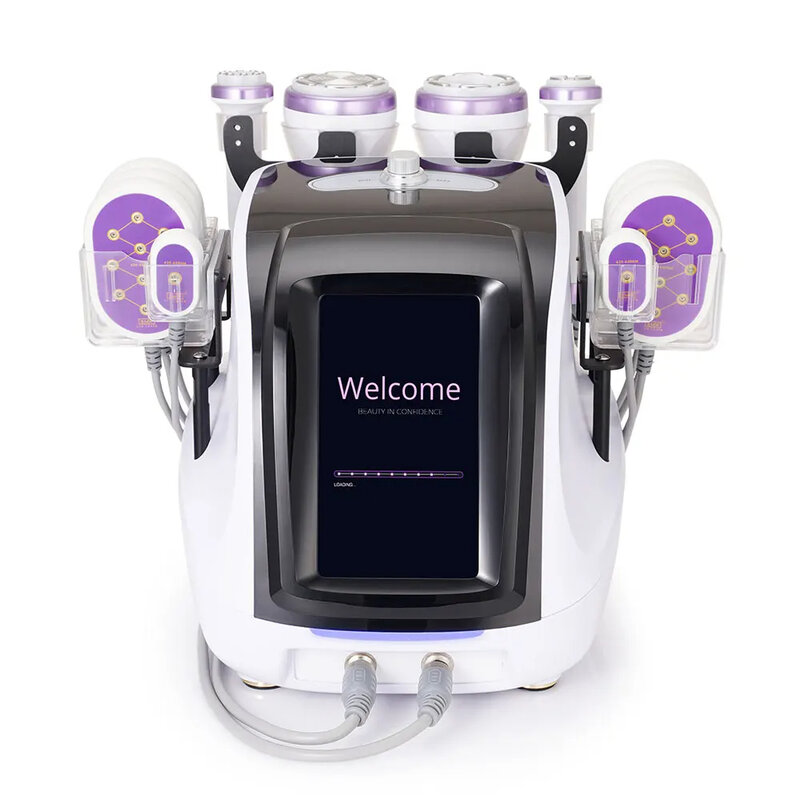 Mesin perawatan wajah, mesin kavitasi bentuk S 30K dan Radiofrequency, vakum profesional RF untuk Salon Spa