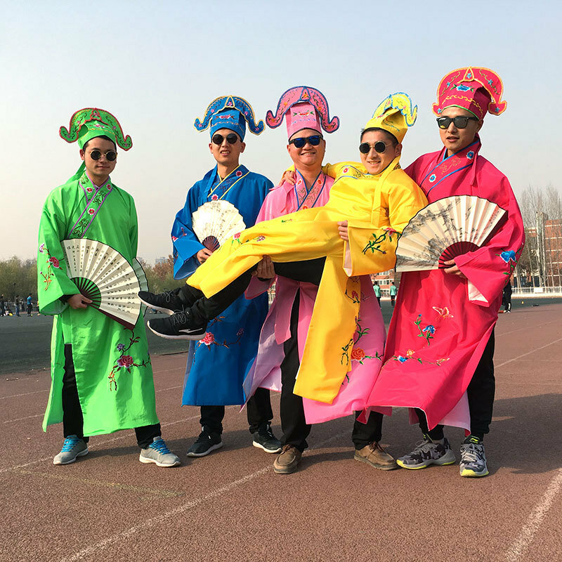 Jiangnan-Costume de meilleur homme, ensemble complet de vêtements, accessoires de croquis de fan
