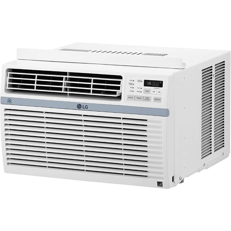 Window Air Conditioner, 115V, 450 Sq.Ft. for Bedroom, Living Room, Apartment, Quiet Operation, Electronic Control with