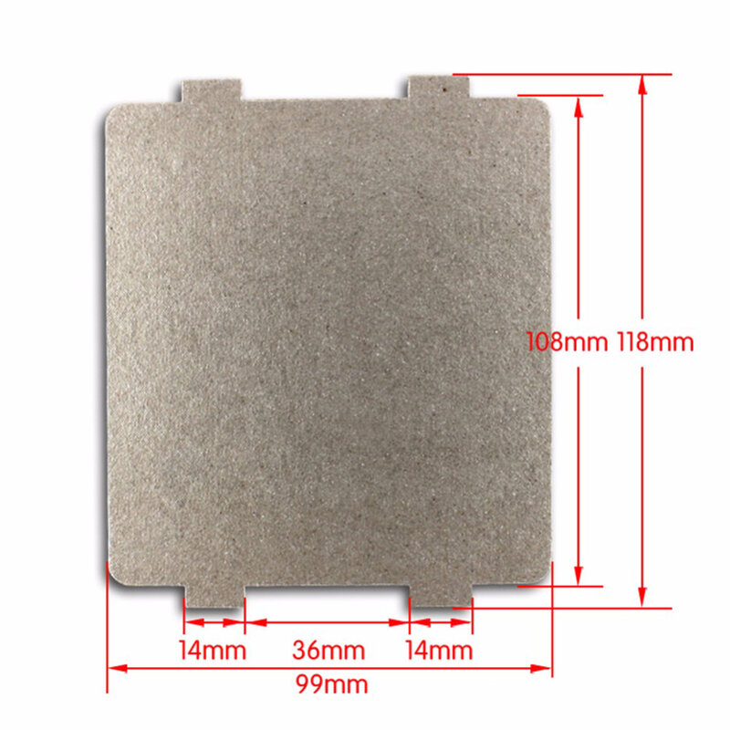 10X Universal Microwave Oven Mica Sheet Wave Guide Waveguide Cover Sheet Plates Magnetron Cap Thickening Mica Plates Kitchen