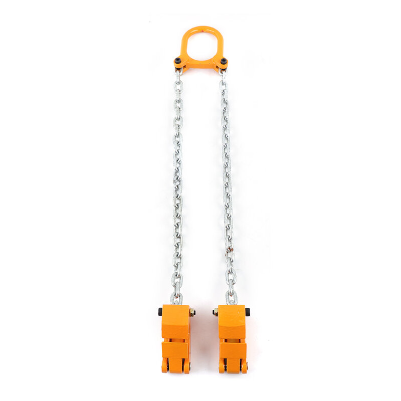 2000 lbs Chain Drum Lifter Yellow Fiber Durable Vertical Drum Lifter Lifting Cranes