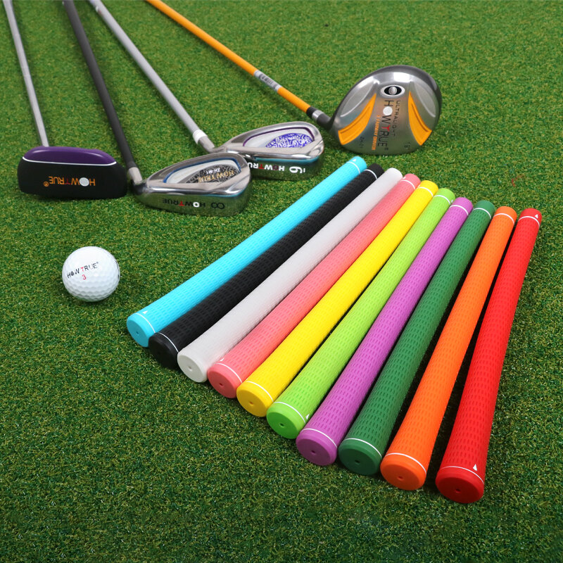 عدم الانزلاق TPE مضرب الغولف السيطرة ، متعدد الألوان اختياري لوازم الغولف ، 10 قطعة لكل مجموعة