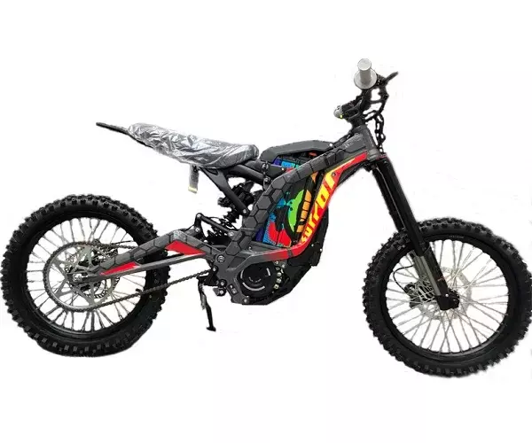Bicicleta elétrica do esporte suspensão completa, Offroad Dirt Bike, Montanha E-bike, Sur Ron Luz Abelha X, 60V, 6000W, 3 GET, Oferta