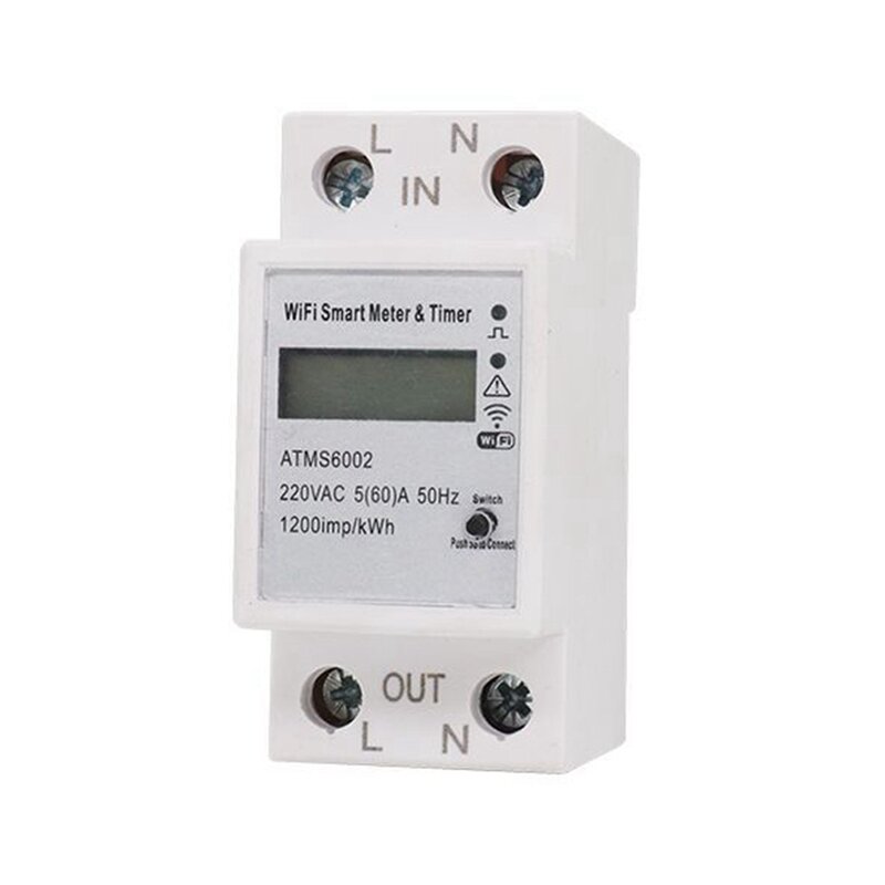 ATMS6002 Tuya Smart Meter Tuya Smart Wifi Meter WIFI Remote Meter Wifi Metering Switch