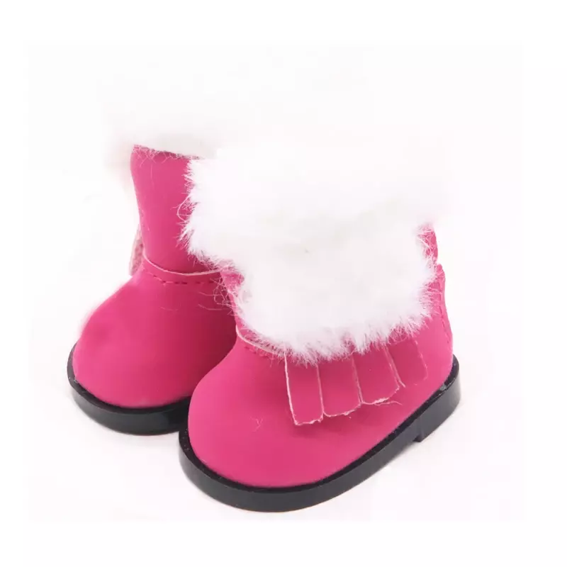 รองเท้าขนสัตว์5.5ซม. สำหรับตุ๊กตา14นิ้วรองเท้าหิมะ5สีน่ารักขายดีรองเท้าบูทตุ๊กตาสำหรับ EXO อุปกรณ์ตุ๊กตา DIY