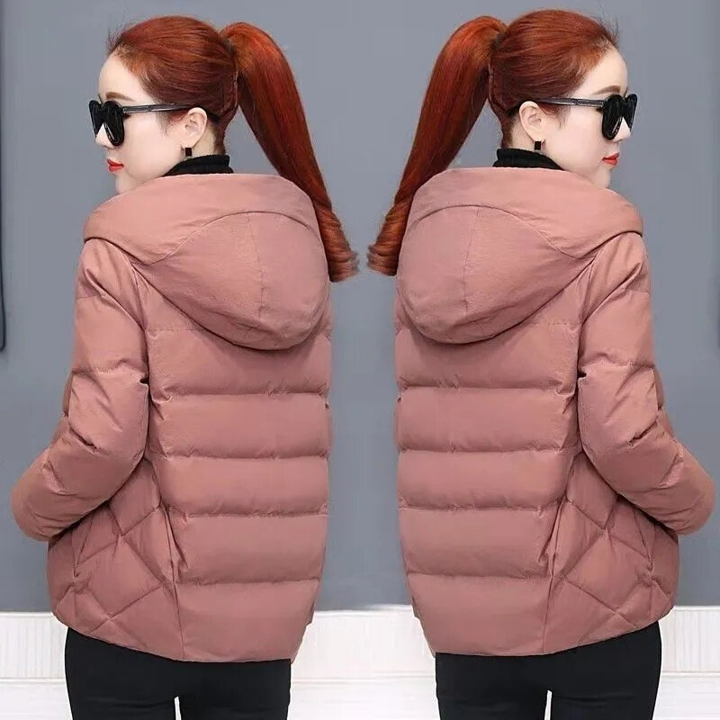 2024 겨울 여성 파카 재킷, 두꺼운 따뜻한 패턴 코트, 여성 겨울 재킷, 퍼퍼, 여성 스노우 아웃웨어, 신제품
