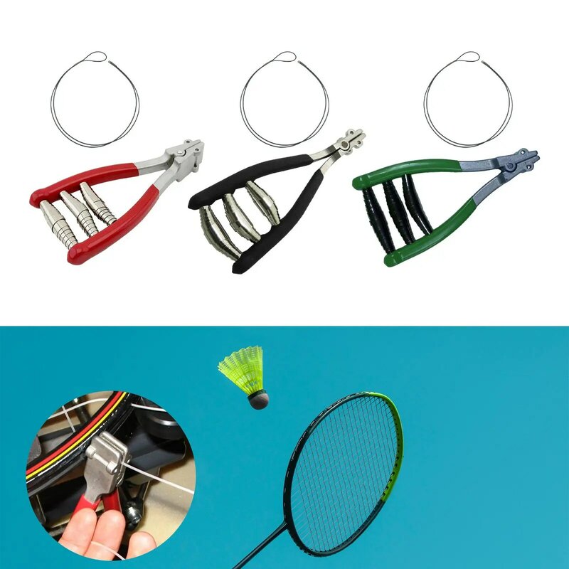 Abrazadera de arranque de cuerda para raqueta de bádminton, Herramienta de sujeción de equipo de tenis, accesorios de raqueta de tenis