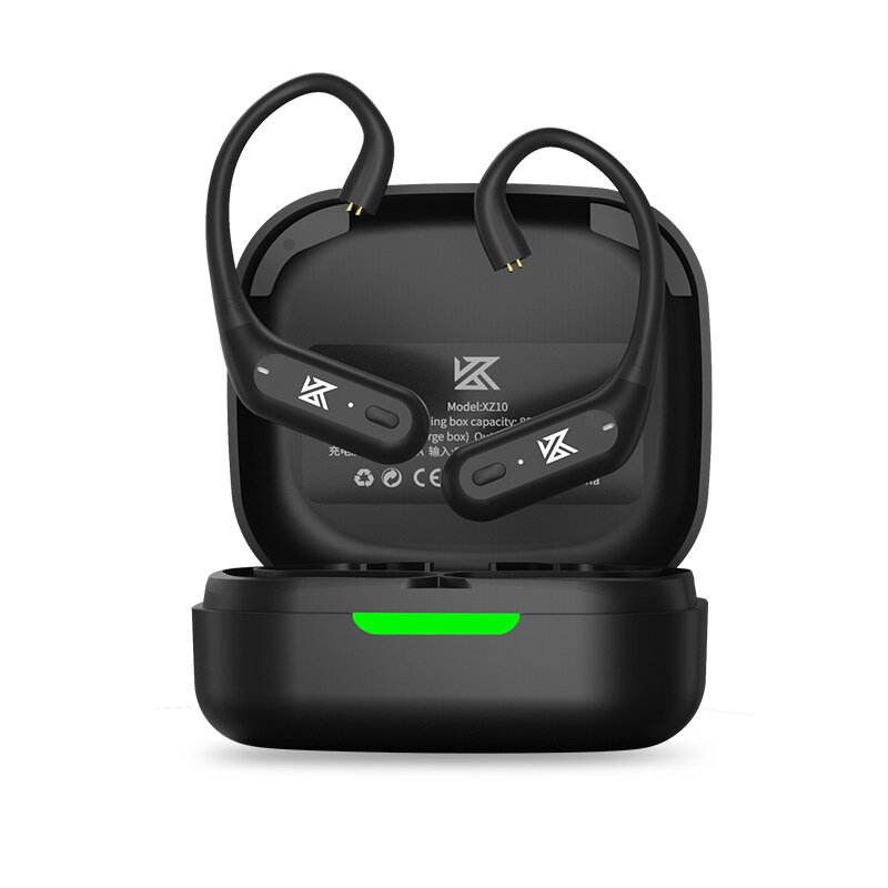 KZ-Crochet d'oreille sans fil avec Bluetooth 5.3, câble de mise à niveau avec QDC, jeu standard, HiFi, mode pleine puissance, commutation gratuite, XS10