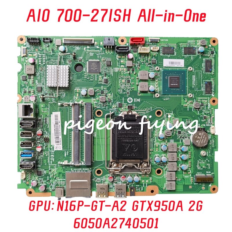 Материнская плата 6050A2740501 для Lenovo AIO 700-27ISH, материнская плата все-в-одном DDR3 FRU: 00UW029 00UW017 100%, тест ОК