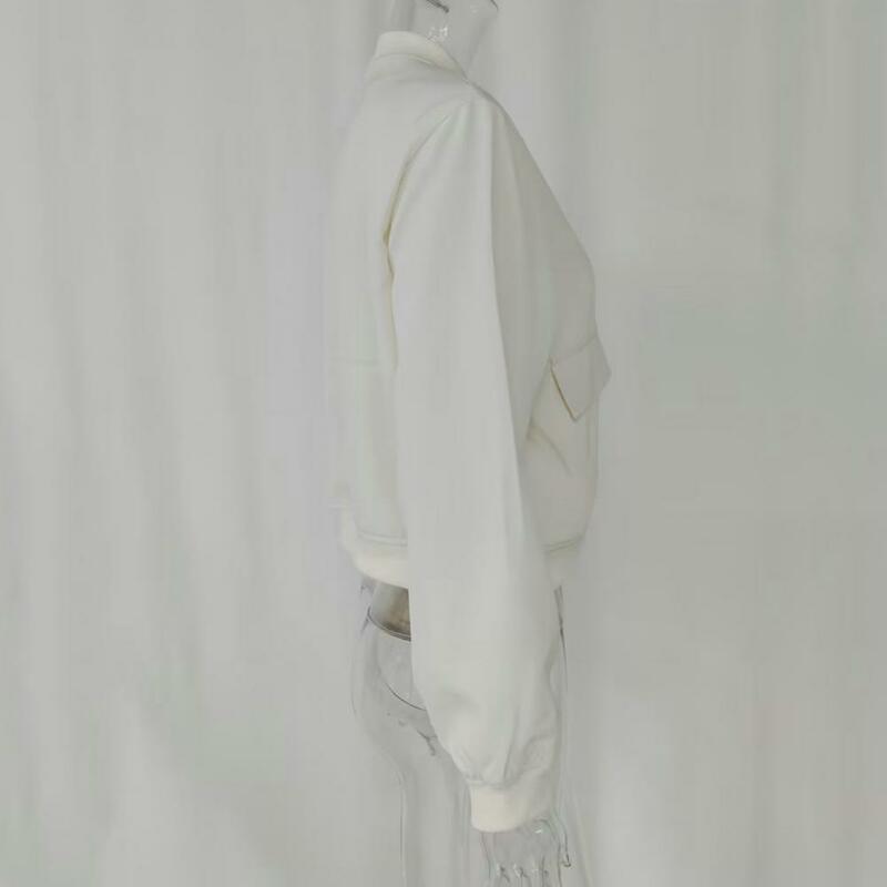 Cappotto autunnale giacca Cardigan tinta unita girocollo da donna con tasche con bottoni cappotto manica lunga vestibilità ampia per autunno primavera morbido