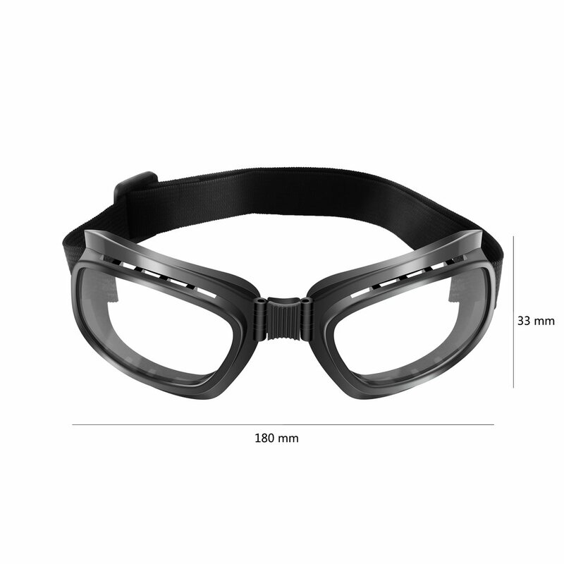 Lunettes de moto vintage pliables, lunettes coupe-vent, lunettes de ski 506, lunettes de course hors route, lunettes anti-poussière