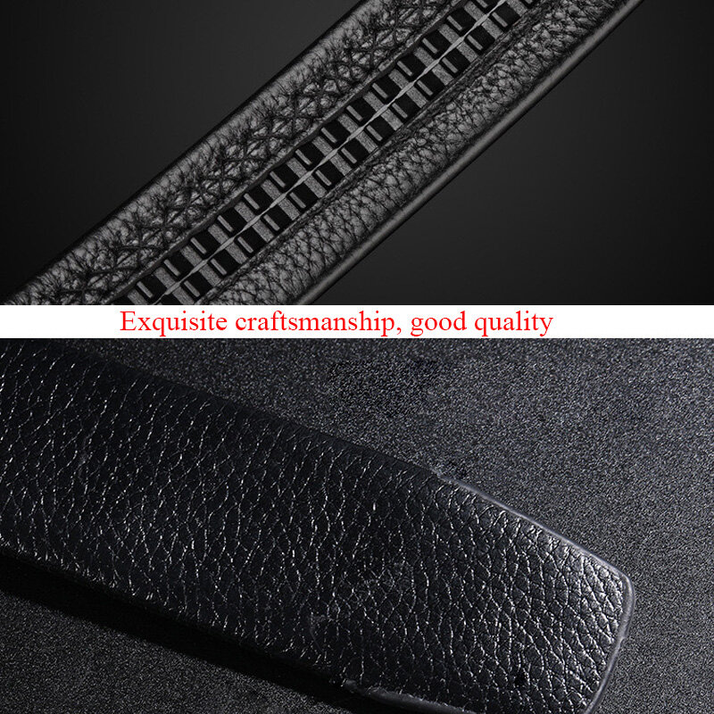 Männer Gürtel Metall Automatische Schnalle Leder Hohe Qualität Gürtel für Männer Jean Hosen Bund Business Arbeit Casual Luxury Marke Strap