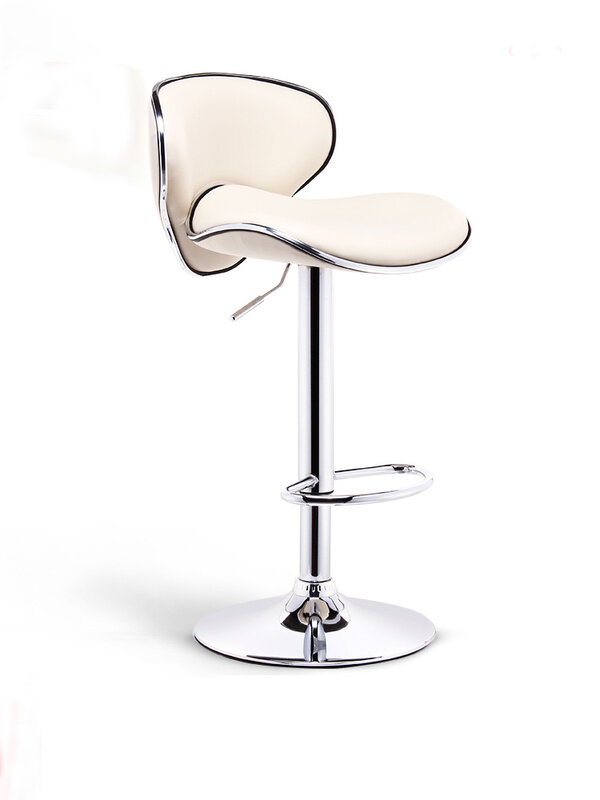 Bar Furniture High Stools Kitchen Adjustable Lift Backrest Bar Chair Swivel Nordic Bar Counter Sofa Chairs Bar Banks Dining Seat