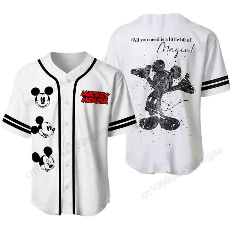 Chemise de Baseball pour Femme et Homme, Haut Court à lèvent, T-shirt Confortable, Mode Coréenne, 2023, Y-Y2K