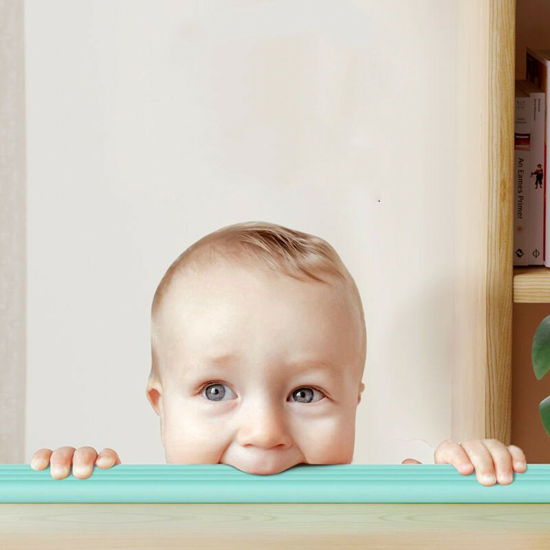 2m Baby Sicherheits schutz Tisch Eck kante Antik ollisions streifen Möbel Eck schutz verdickter Schaum Antik ollisions streifen