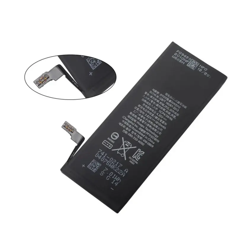Высококачественный аккумулятор 0 циклов для iPhone SE 2 4 Φ 5 4S 5C 6 6S 7 8 Plus X XR XS 11 Pro Max 7P для iPhone7 iPhonese 6splus