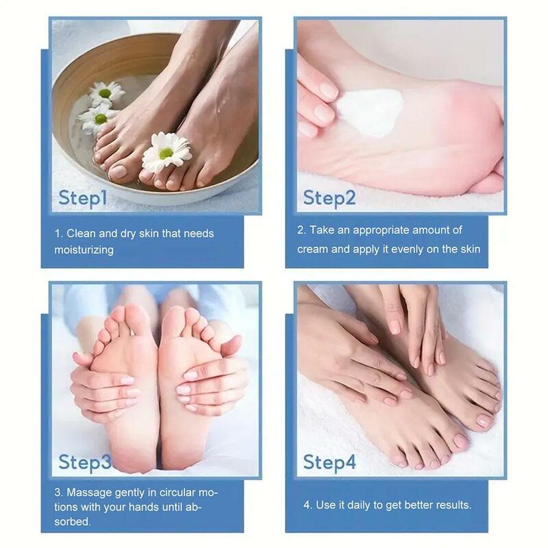 Krem mocznika 45% plus kwas salicylowy 2% krem do pielęgnacji stóp martwa skóra środek do usuwania skórek ulga na suche, popękane pięty stóp dłonie
