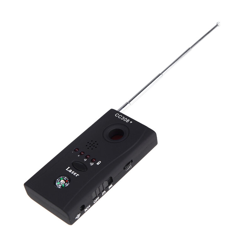 Buscador de dispositivos multifunción CC308 + lente de cámara, Detector DV, señal de onda de Radio, rango completo, WiFi, RF, GSM