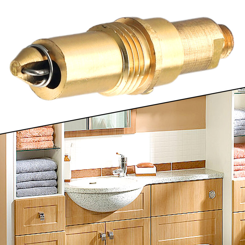 Bolt Spring Click Clack Plug 1 Pc Bath Waste Universal Fitting A1112 Accessories Basin Sink Brass Easy Fixtures