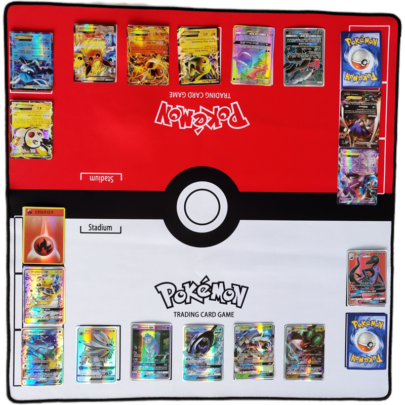 PTCG Pokemon Card Battle Game 2 Player Fighting Game Table Mat Pikachu Charizard Game Collection Cards giocattoli regalo per bambini