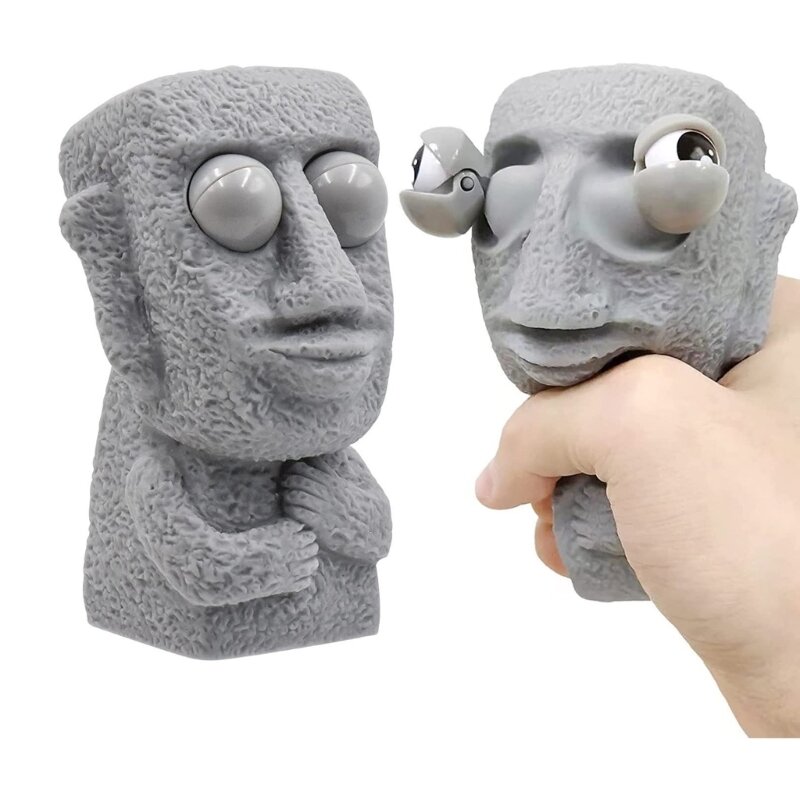 EyesPop Rock Man Anti-Anxiety Fidgets Decompressing Stress Toy for ADD Autisms 69HE