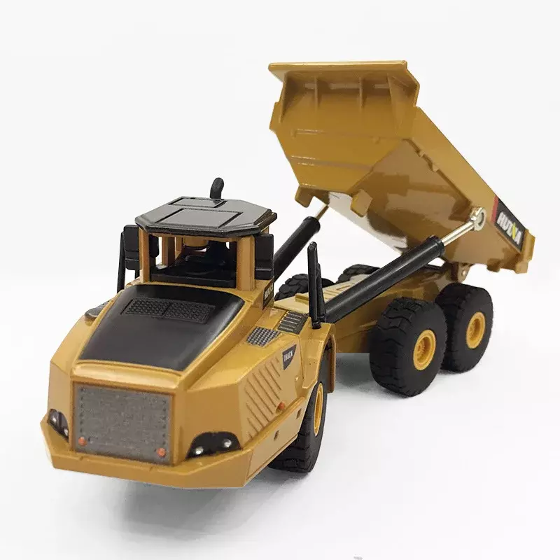 HUINA 1:50 Static Alloy Engineering Vehicle Static Model Car No Electric Function Dump Truck