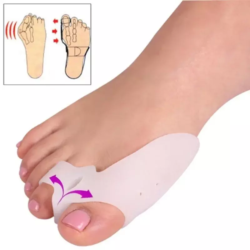 1 Pair Two-hole toe orthosis