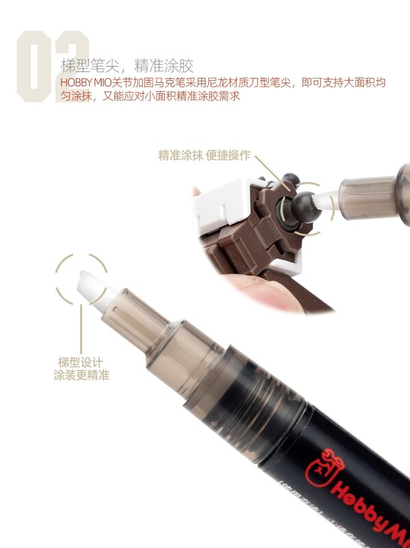 ปากกาอุปกรณ์ข้อต่อเสริมแรงสำหรับงานอดิเรก Mio ปากกาน้ำมันแบบเกราะกองทัพขึ้นรูป