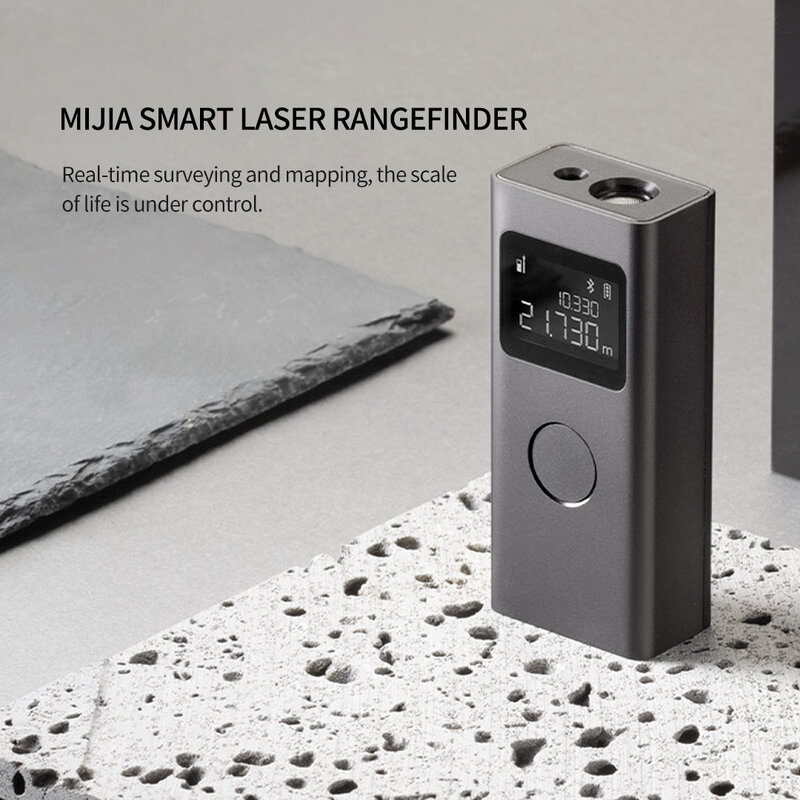 شاومي Mijia الذكية ليزر Rangefinder مفتاح واحد في الوقت الحقيقي قياس 3 مللي متر عالية الدقة في الوقت الحقيقي قياس ذكي