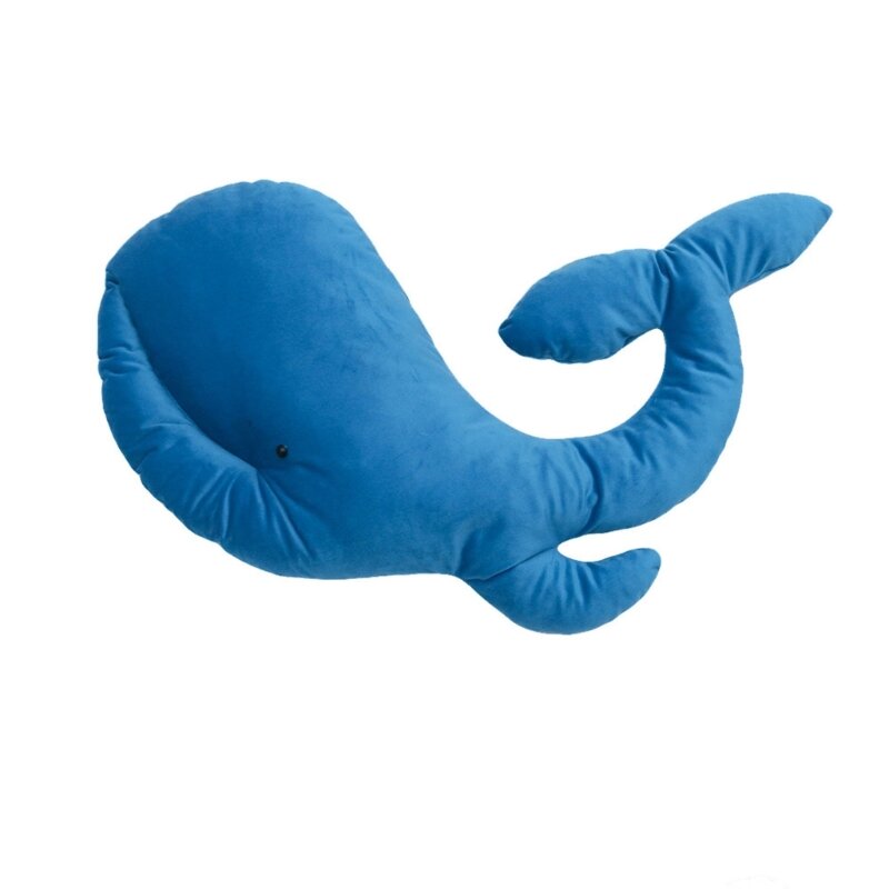 Whale Posing Pillow Photography Props Soft Cushion Baby Photo Props Skin-Friendly Photo  Props Backdrop Accessories