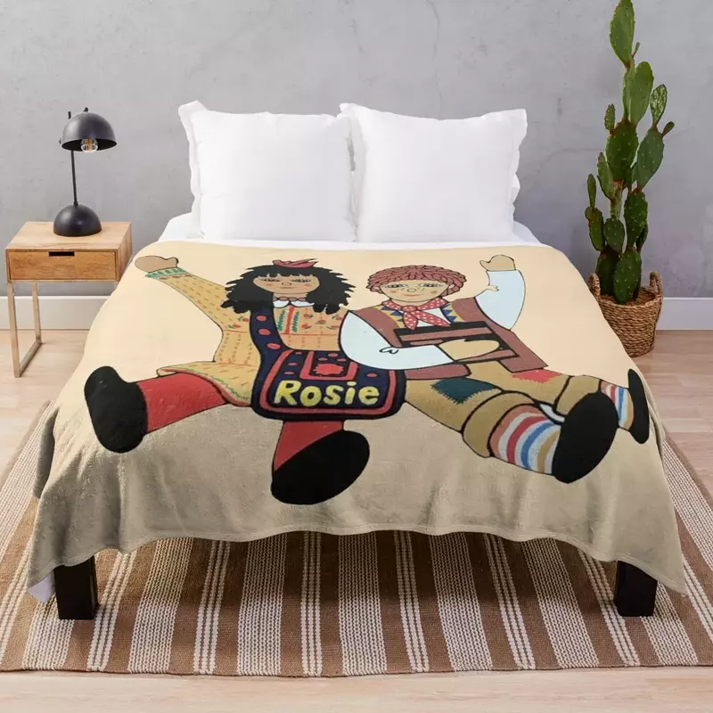 Couverture de jet de poupées de Rodsand Jim, couvertures douces de couette de canapé, farces de lits