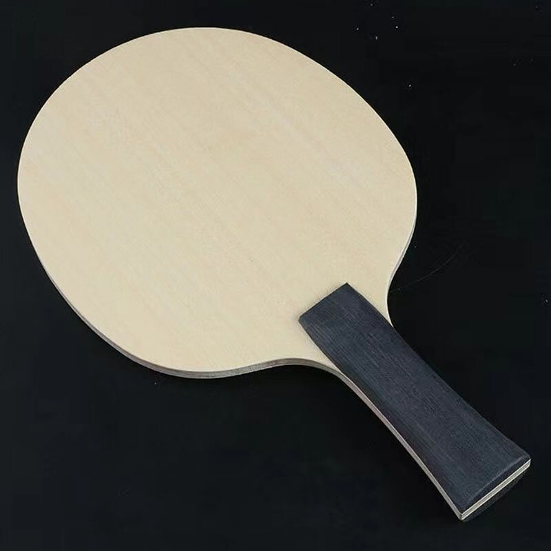 SANWEI-Lame de tennis de table d'origine T5000, 5 bois, 2 entrées en carbone, lame de ping-pong intermédiaire pour entraînement en boucle avec attaque rapide