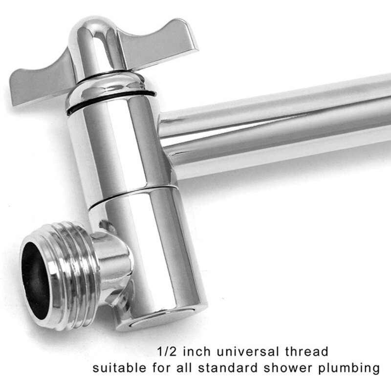 Bras douche bras douche connexion universelle tout en laiton bras d'extension douche mise à niveau livraison directe