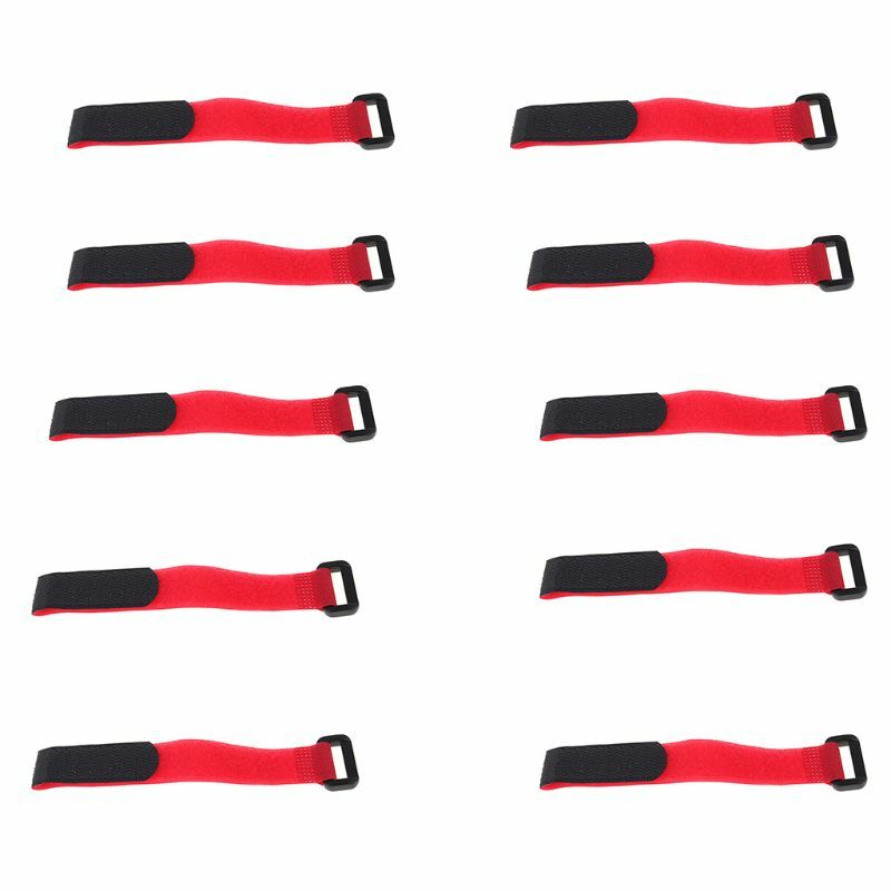 10 pçs forte bateria amarrar cinta reutilizável antiderrapante cinta 20*2cm dropship