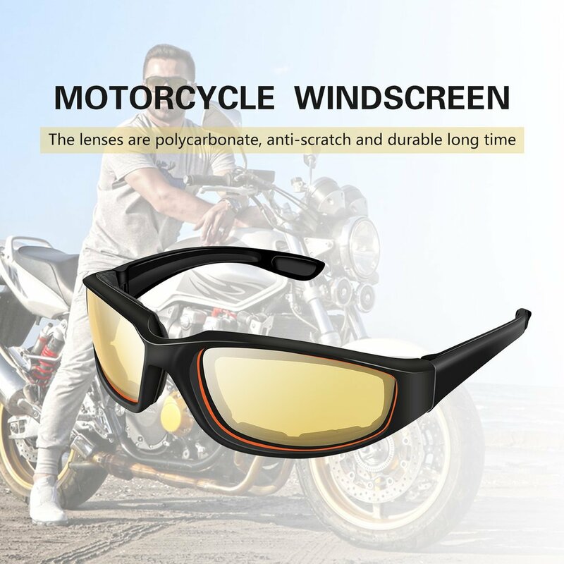 ใหม่รถจักรยานยนต์แว่นตาป้องกันแว่นตากันฝุ่น Windproof ขี่จักรยานแว่นตากลางแจ้งแว่นตาเล่นกีฬาแว่นตา