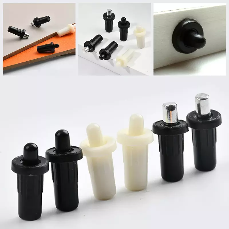 High Quality New Practical Spring Pins 10pcs Shutter Louver White 8cm Holes Black For Opening 7cm Old Rolled Steel