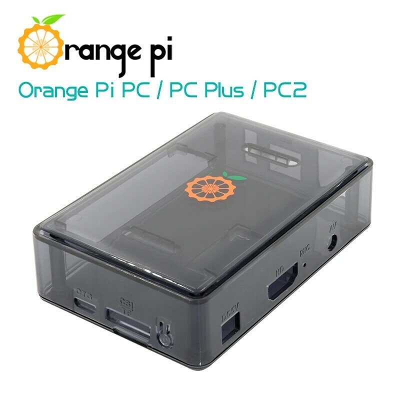 Orange Pi Mini Computador de Placa Única de Código Aberto, Caixa ABS Preto e Fonte de Alimentação, Android Suportados, Ubuntu, Debian, PC