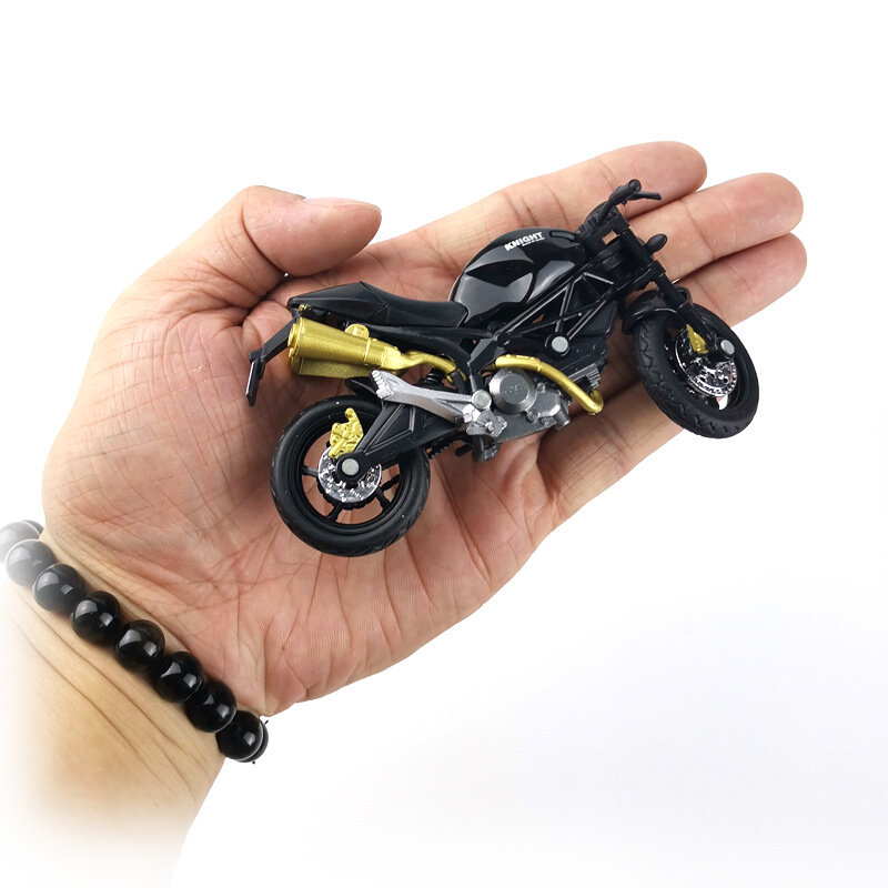 6 Jenis Gila Sihir Jari Paduan Sepeda Motor Model 1:16 Simulasi Tikungan Jalan Mini Mainan Balap Dewasa Hadiah Koleksi