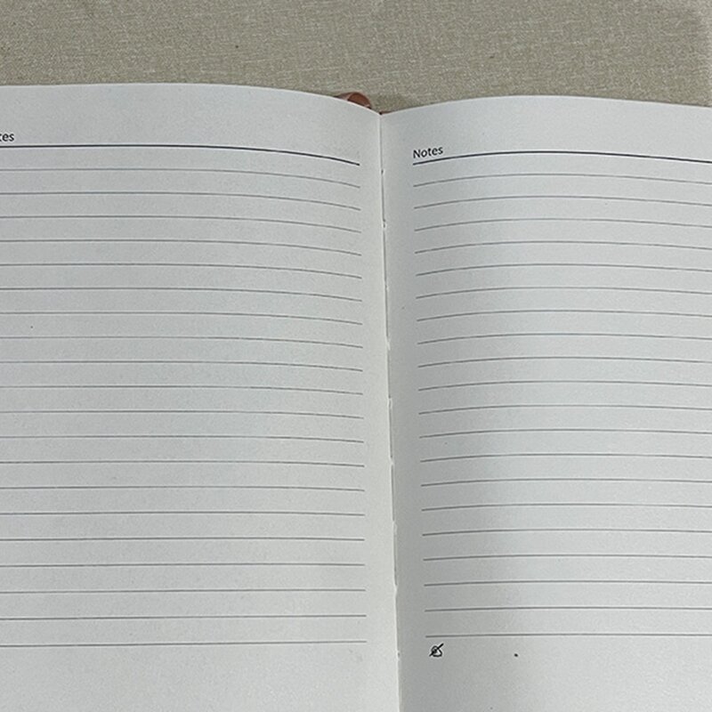 Caderno Planejador Diário para Escritório, Diário, Semana a Ver, Presente de Natal, Vermelho, Diário A5, 2022, 21x14cm