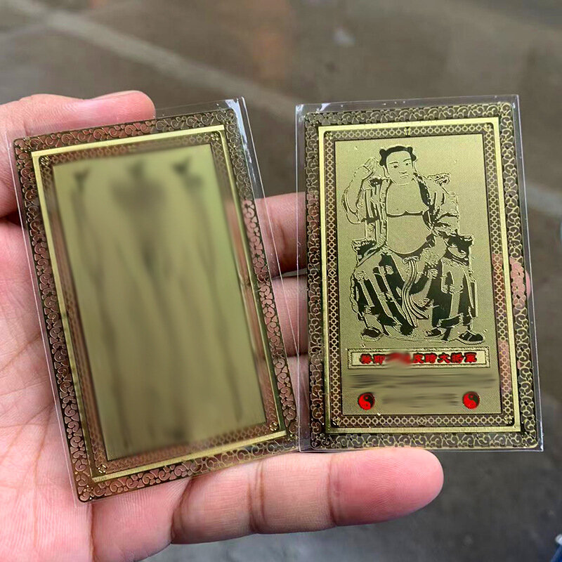 Kartu logam tembaga emas 2023 Taisui kartu logam Tahun Kelinci Guimao Pi Shi Grand kartu emas berharga umum kartu tembaga berlapis emas